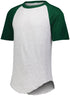 Augusta Sportswear Youth Short Sleeve Baseball Jersey (424), Color 'Athletic HeatherDark Green'